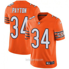 Walter Payton Chicago Bears Mens Limited Color Rush Orange Jersey Bestplayer